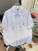 Men's Plus Size Button Up Short Sleeve Shirt test