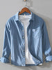 Men's Plus Size Button Up Long Sleeve Shirt test