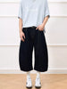 Men's Wide Leg Cropped Denim Shorts test
