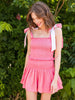 Smocked Tie Shoulder Cami and Shorts Set test