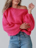 Chunky Knit Boat Neck Sweater test