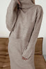 Turtleneck Dropped Shoulder Sweater and Dress Sweater Set test