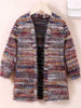 Children's Colorful Knitted Fuzzy Cardigan test