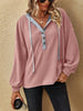 Drawstring Waffle Knit Hoodie test