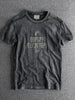 Men's Letter Round Neck Short Sleeve T-Shirt test