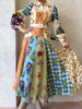 Full Size Printed Lantern Sleeve Maxi Dress Plus Size test
