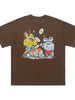 Men's Graphic Round Neck Short Sleeve T-Shirt test