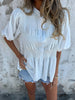 Full Size Smocked Puff Sleeve Blouse Plus Size test