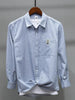 Men's Plus Size Striped Button Up Long Sleeve Shirt test