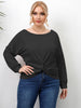 Plus Size Twisted Drop Shoulder T-Shirt test