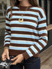 Striped Crew Neck Knit Sweater test