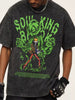 Men's Graphic Round Neck Short Sleeve T-Shirt test