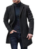 Men's Plus Size Classic Long Sleeve Overcoat test