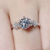 2 Carat Moissanite 925 Sterling Silver Ring test