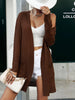 Cable Knit Open Front Cardigan test