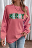 MERRY CHRISTMAS Round Neck Sweatshirt test