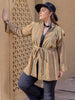 Plus Size Long Sleeve Tie Waist Cardigan test