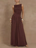 Ruched Sleeveless Maxi Dress test