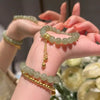 18K Gold-Plated Bead Bracelet test