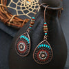 Alloy Oil Drip Beaded Teardrop Earrings test