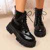 Round Toe Platform Boots test