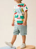 Children's Fish Print Round Neck Tee test