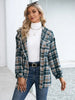 Ivy Lane Plaid Snap Down Hooded Jacket test