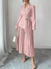 Blazer-Style Pleated Midi Dress test