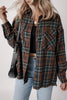 Plaid Button Up Long Sleeve Jacket test