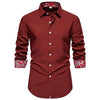 Men's Casual Button-Down Shirt with Cuff Detail test