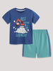 Children's Graphic Round Neck Tee and Shorts Set test