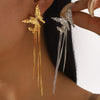Butterfly Fringe Dangle Earrings test
