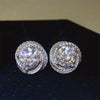 6 Carat Moissanite 925 Sterling Silver Earrings test