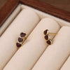 Triple Heart Stud Earrings test