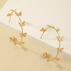 Butterfly Vine Hoop Earrings test