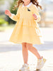 Children's Tiered Dress with Dinosaur Embroidery test