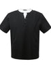 Men's Casual Henley Short Sleeve T-Shirt test