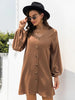 V-Neck Long Sleeve Mini Dress test