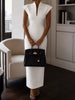 Slit Sleeveless Bodycon Midi Dress test