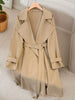 Lapel Collar Longline Trench Coat test