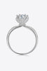 1 Carat Moissanite 6-Prong Ring test