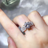 3 Carat 925 Sterling Silver Moissanite Ring test