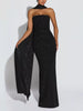 Slit Glitter Tube Maxi Dress with Scarf test