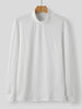 Men's Round Neck Long Sleeve T-Shirt test