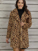Leopard Fuzzy Teddy Coat test