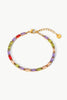 18K Gold Plated Multicolored Cubic Zirconia Bracelet test