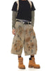 Men'sPlus Size Vintage Wash Wide-Leg Denim Shorts test