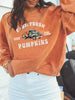 Corded Ribbed Farm Fresh Pumpkins Graphic Sweatshirt test