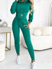 Full Size Drawstring Cropped Hoodie and Pants Set Plus Size test