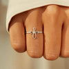 925 Sterling Silver Geometric Ring test